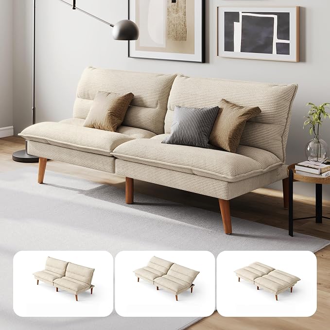 Corduroy Futon Sofa Bed