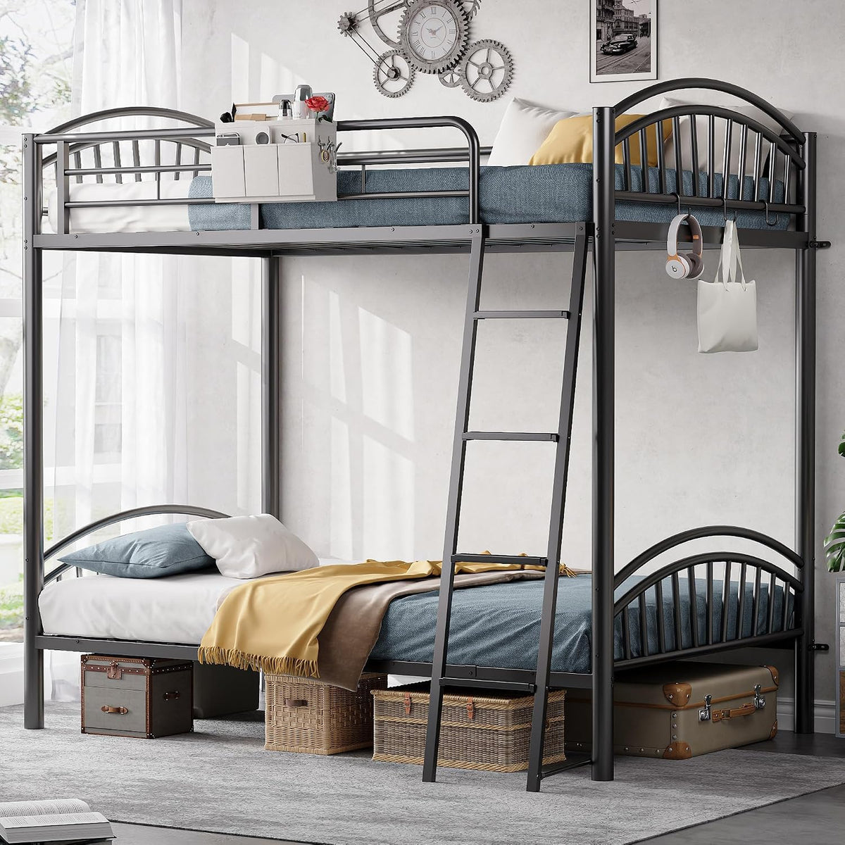 Twin Over Twin Metal Bunk Bed