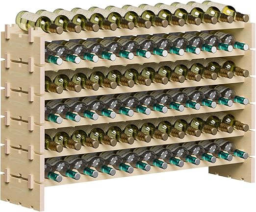 Stackable Wooden Wine Rack