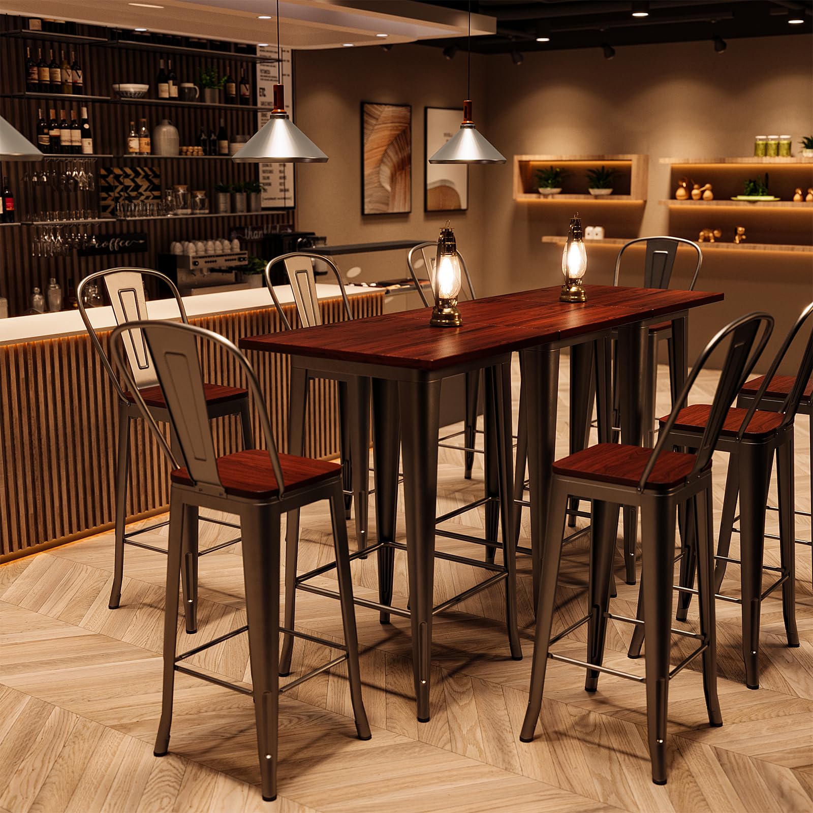 3-Piece Bar Table & Chairs Set