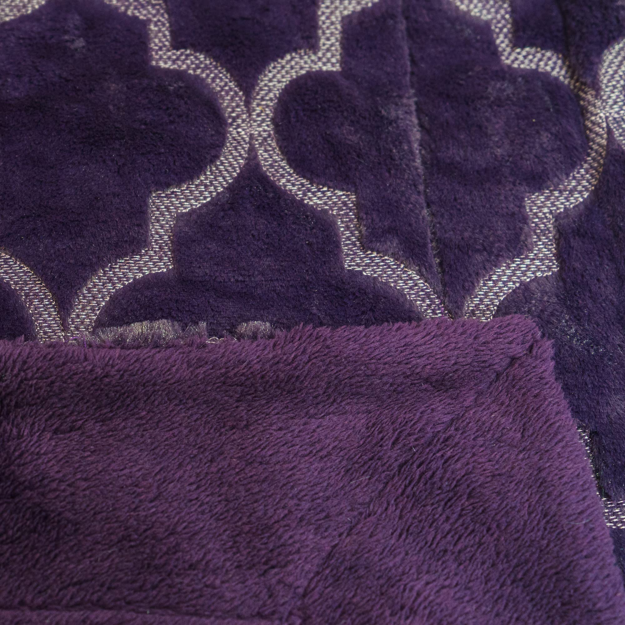 Faux Fur Throw Blanket & Pillow Cover Set