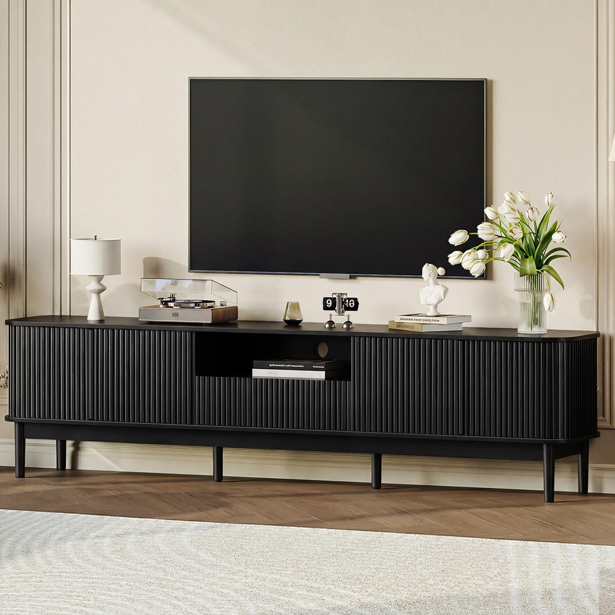 Fluted TV Stand