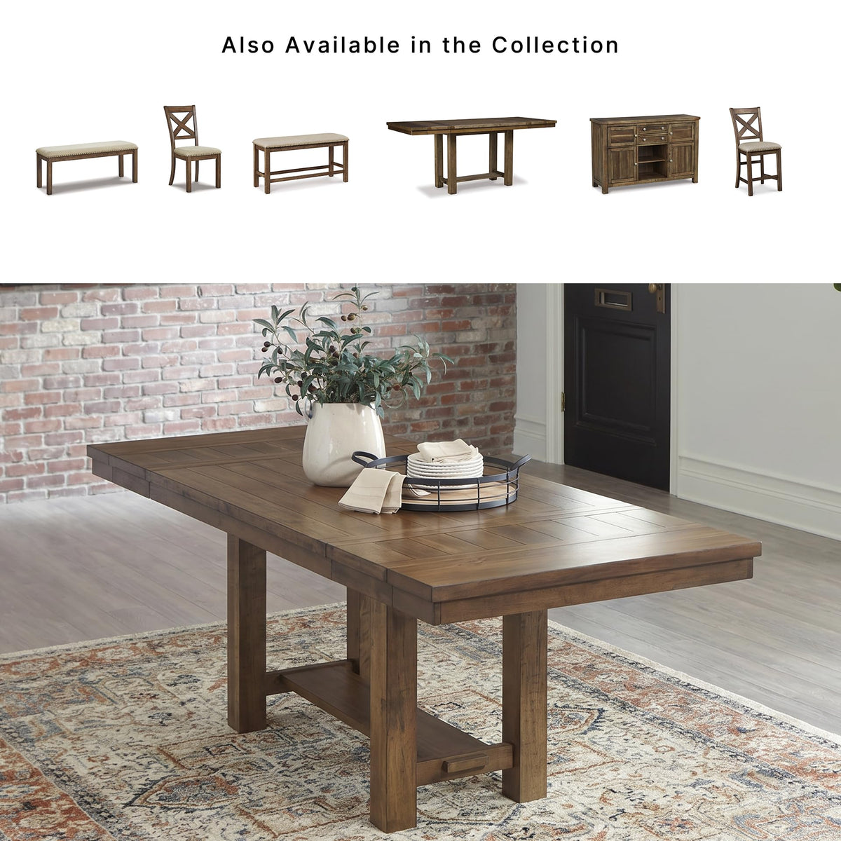 Extendable Farmhouse Dining Table