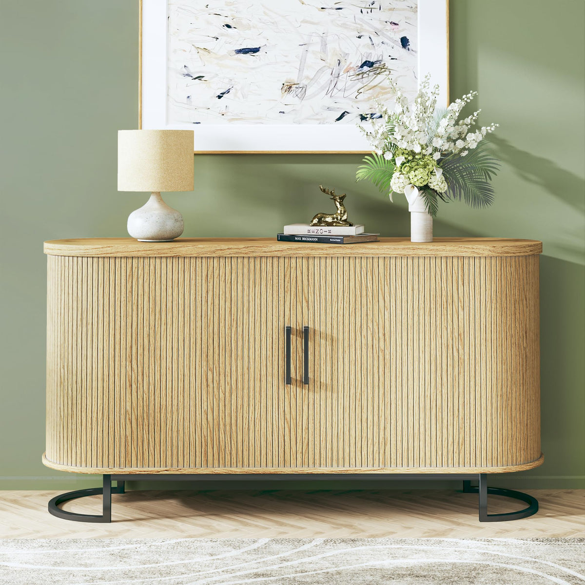Fluted Tambour Sideboard