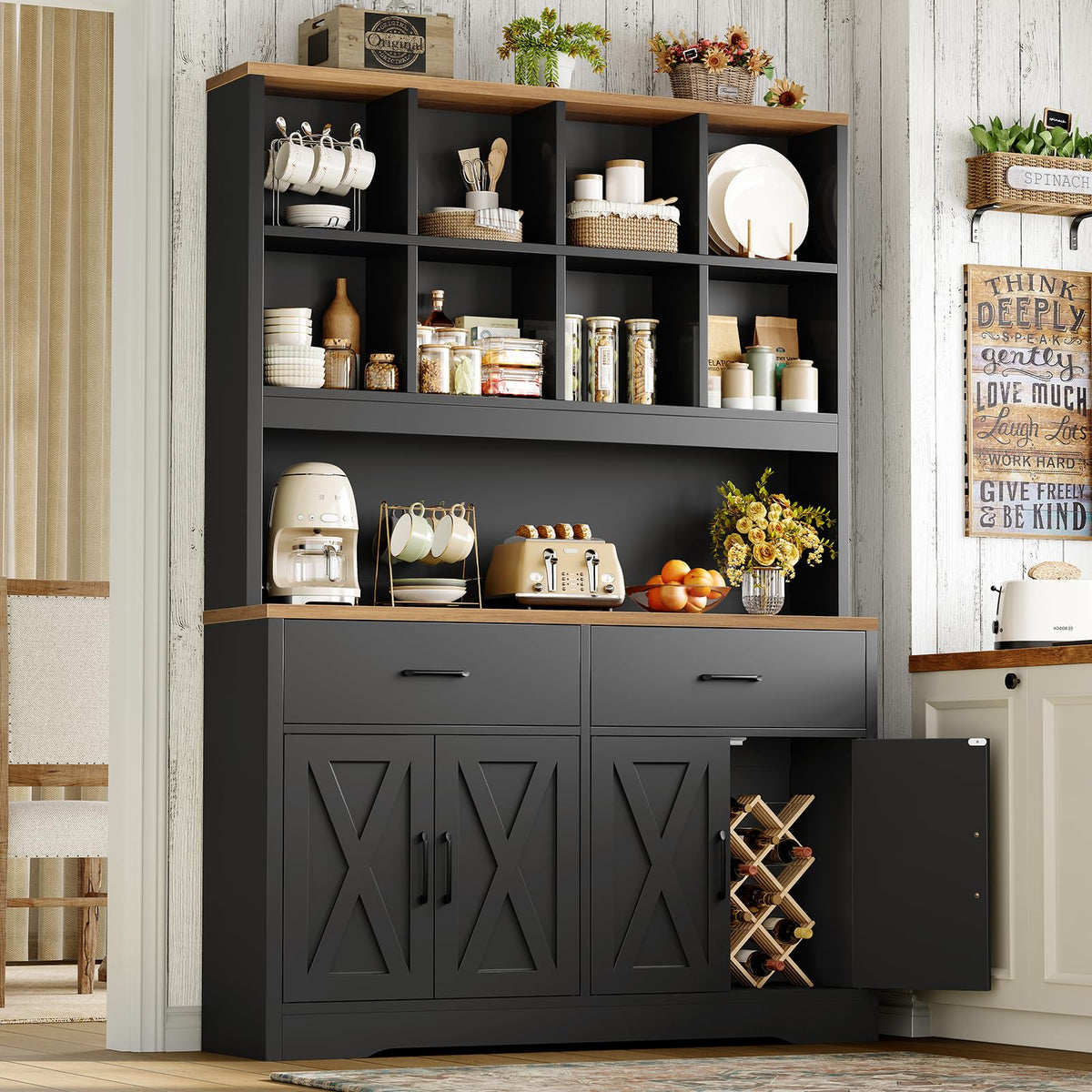 Tall Storage Cabinet with Drawers
