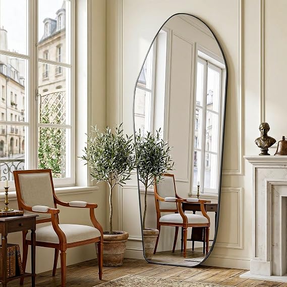 Irregular Full Length Floor Mirror