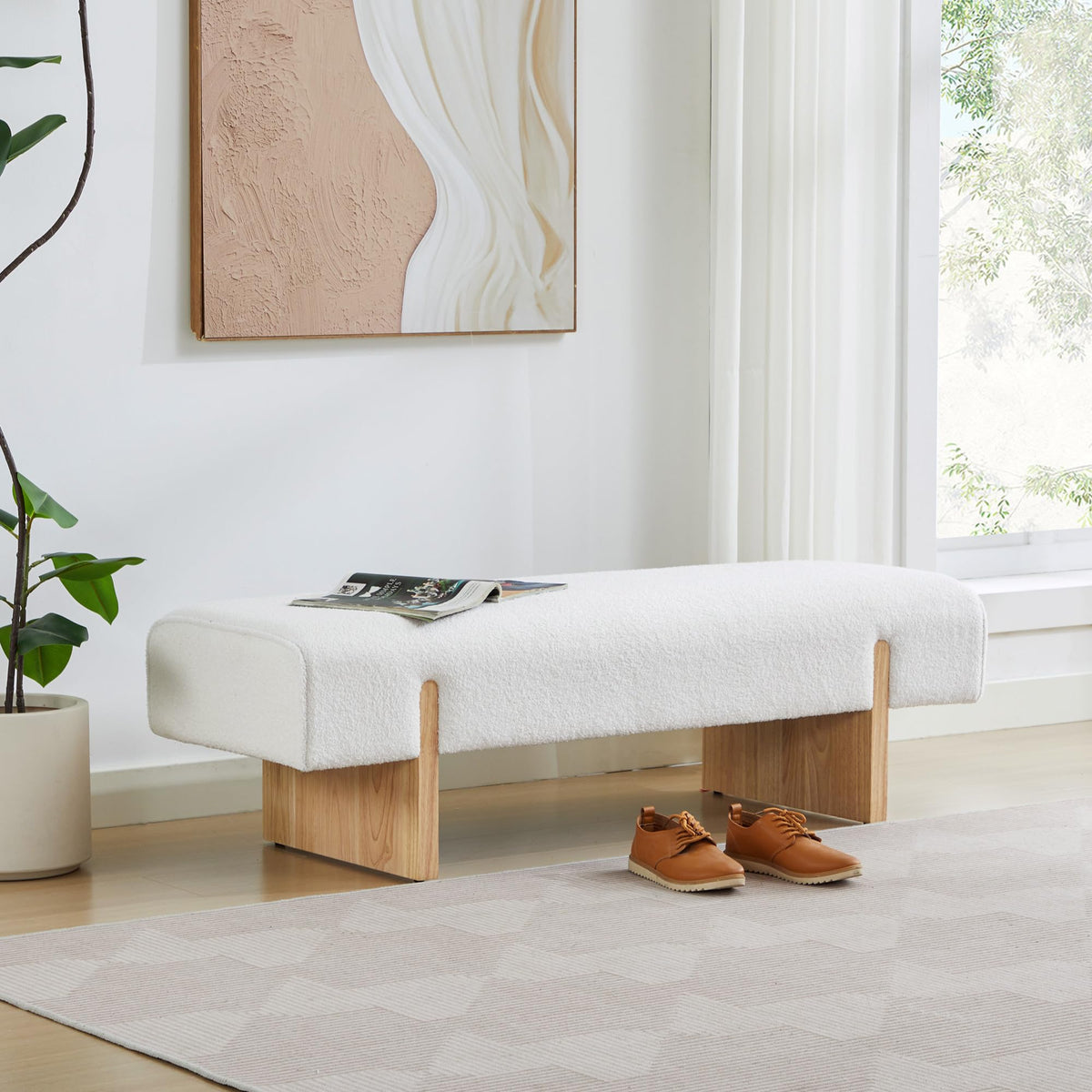 Teddy Upholstered Bed Bench
