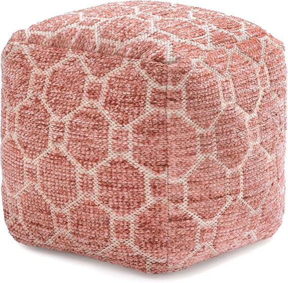 Pouf Ottoman Footrest – Square Floor Seating Pouf
