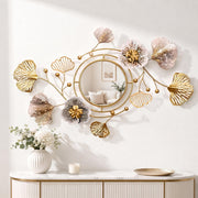 Ginkgo Metal Wall Mirror