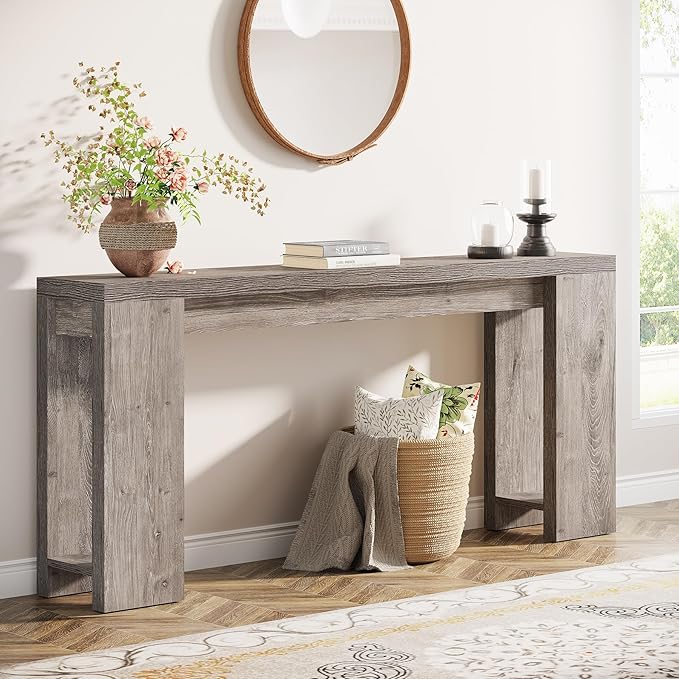 70.9" Farmhouse Console Table