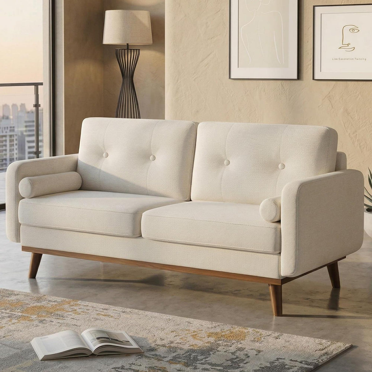 Mid-Century Modern Loveseat