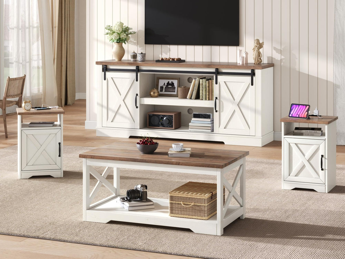 4-Piece Farmhouse Living Room Set