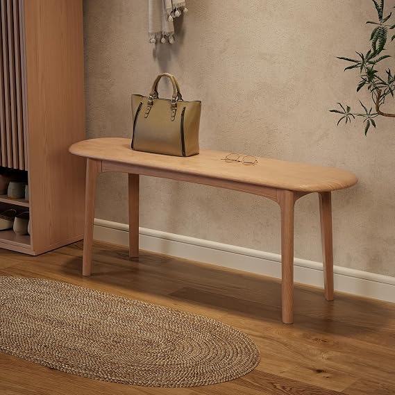 Solid Rubberwood Dining Bench