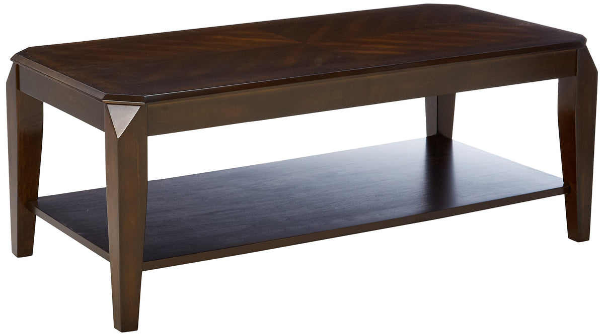 Acme Furniture Docila 3Pc Pack Coffee/End Table Set - - Walnut, c: 47"" x 23"" x 19"" h, e: 23"" x 23"" x 23"" h (80655)