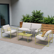 4-Piece Outdoor Patio Conversation Set