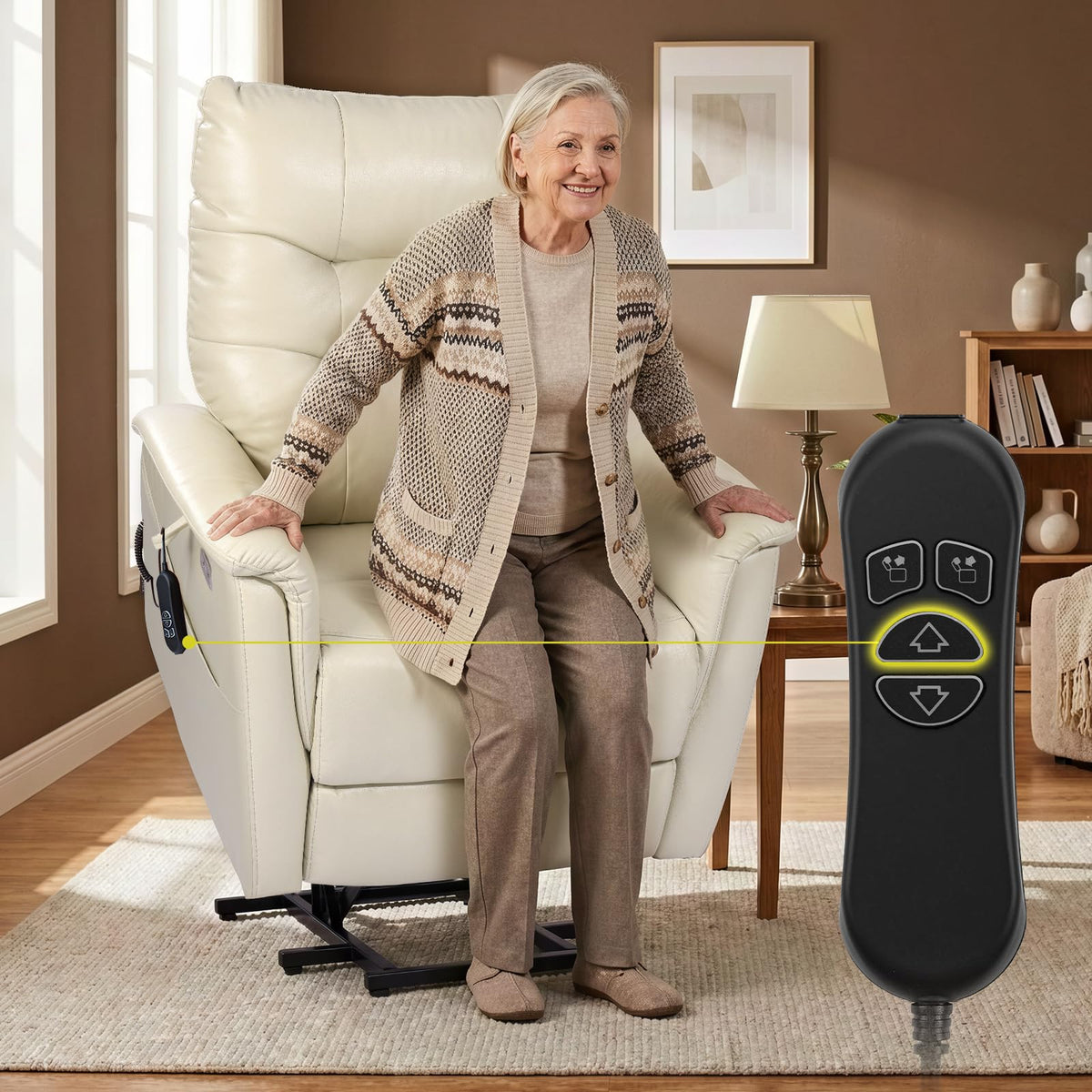 Dual Motor Wall Hugger Lift Recliner