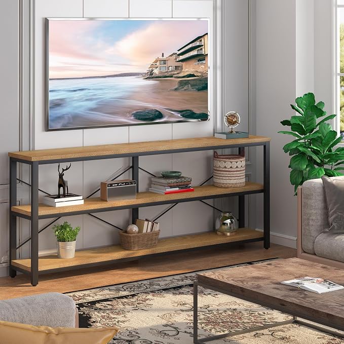 3-Tier Sofa Console Table