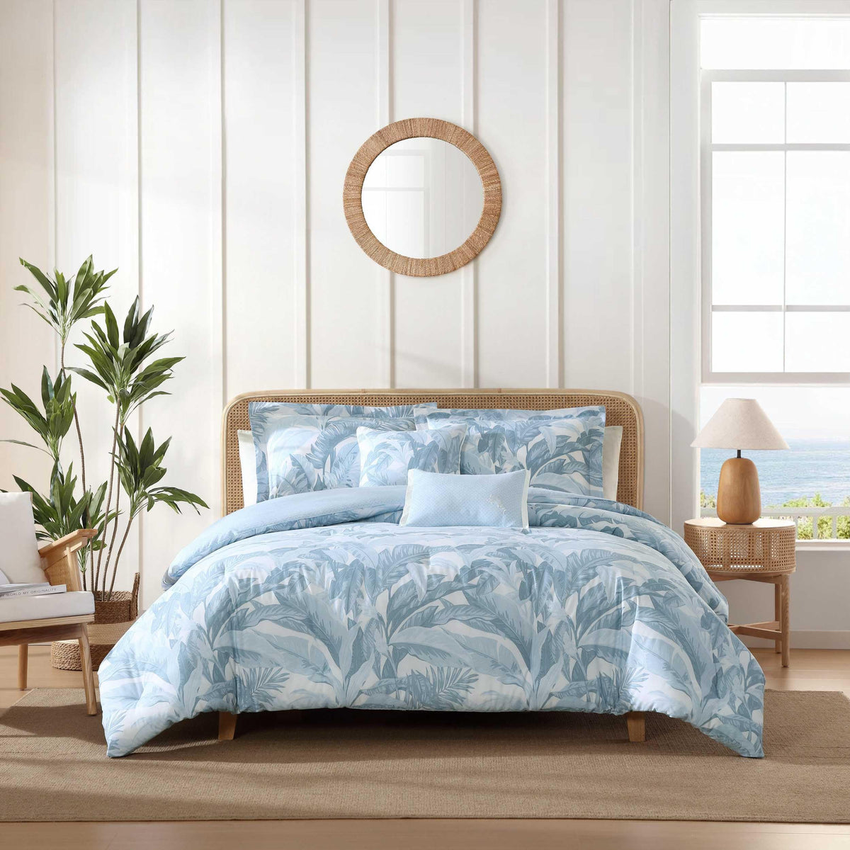 Cotton Palm Comforter Set