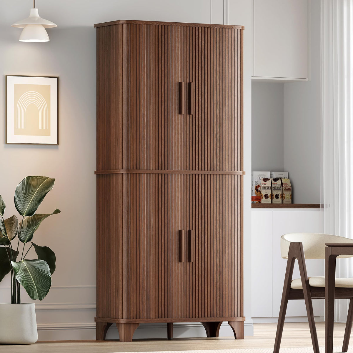 Sliding Door Pantry Cabinet