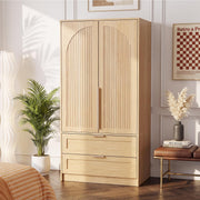 2-Door Armoire with Drawers