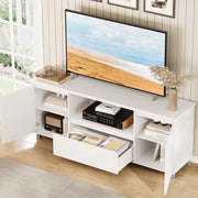 63" Fluted TV Stand with Storage
