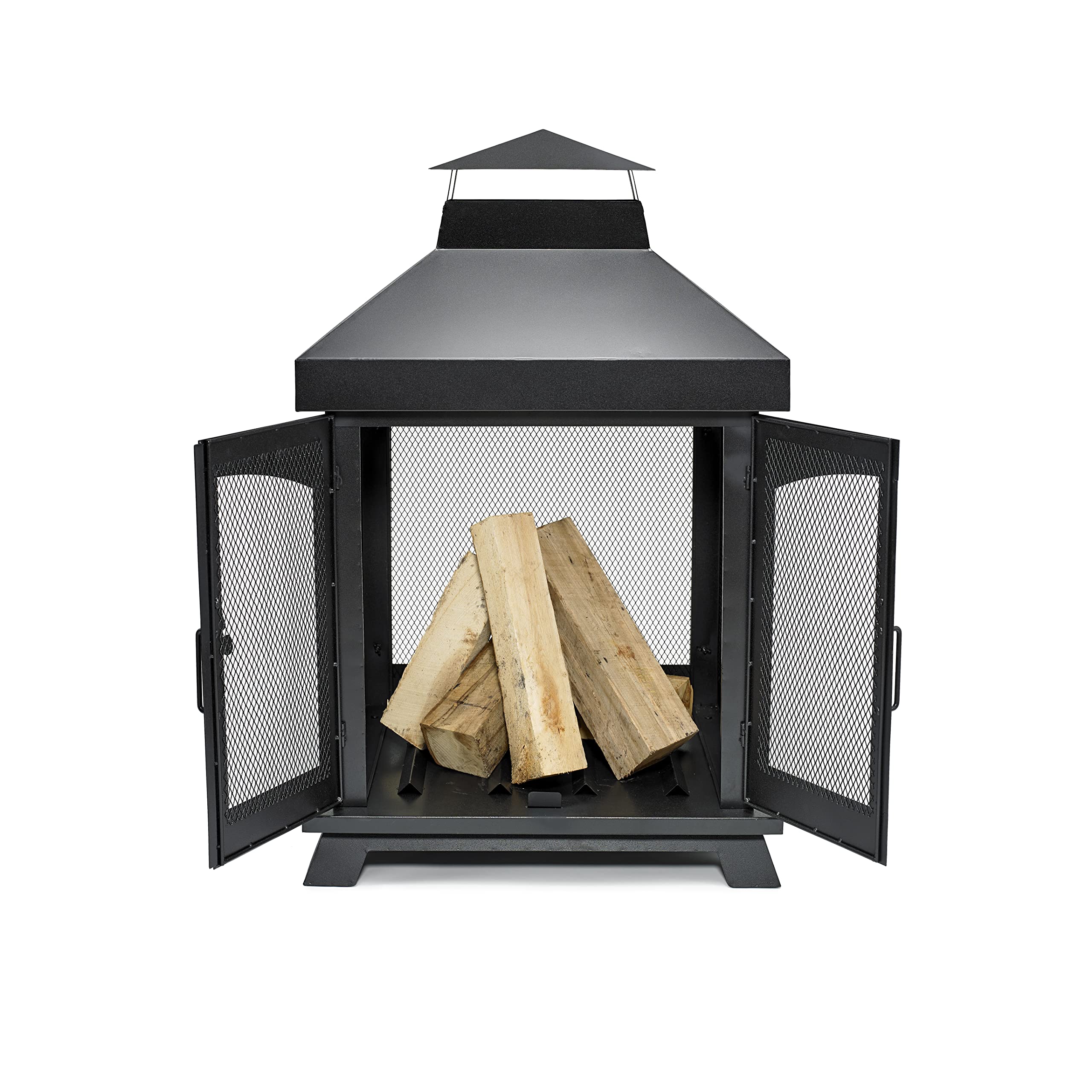 Wood Burning Outdoor Fireplace