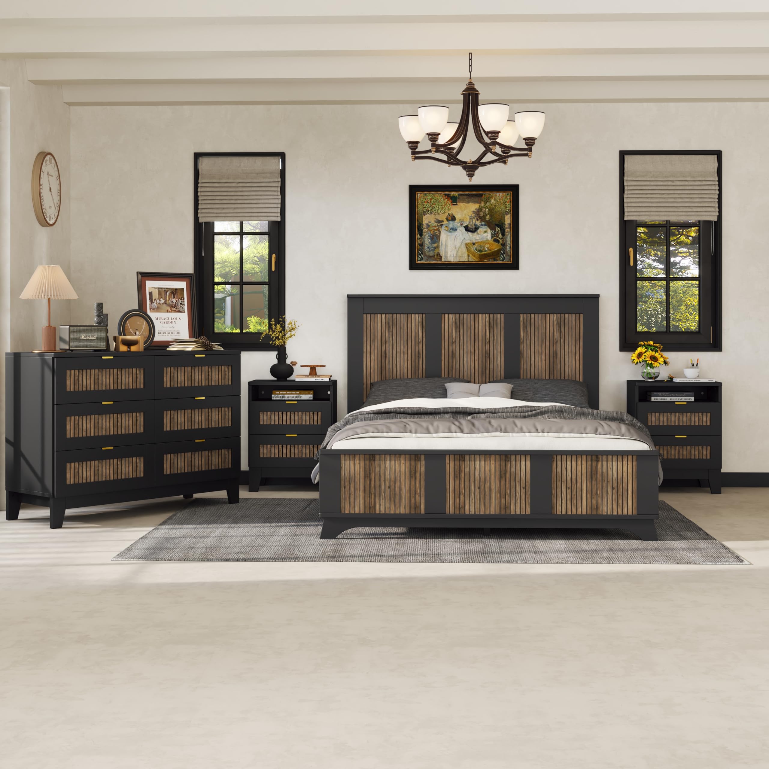 Farmhouse 4-Piece Queen Bedroom Set
