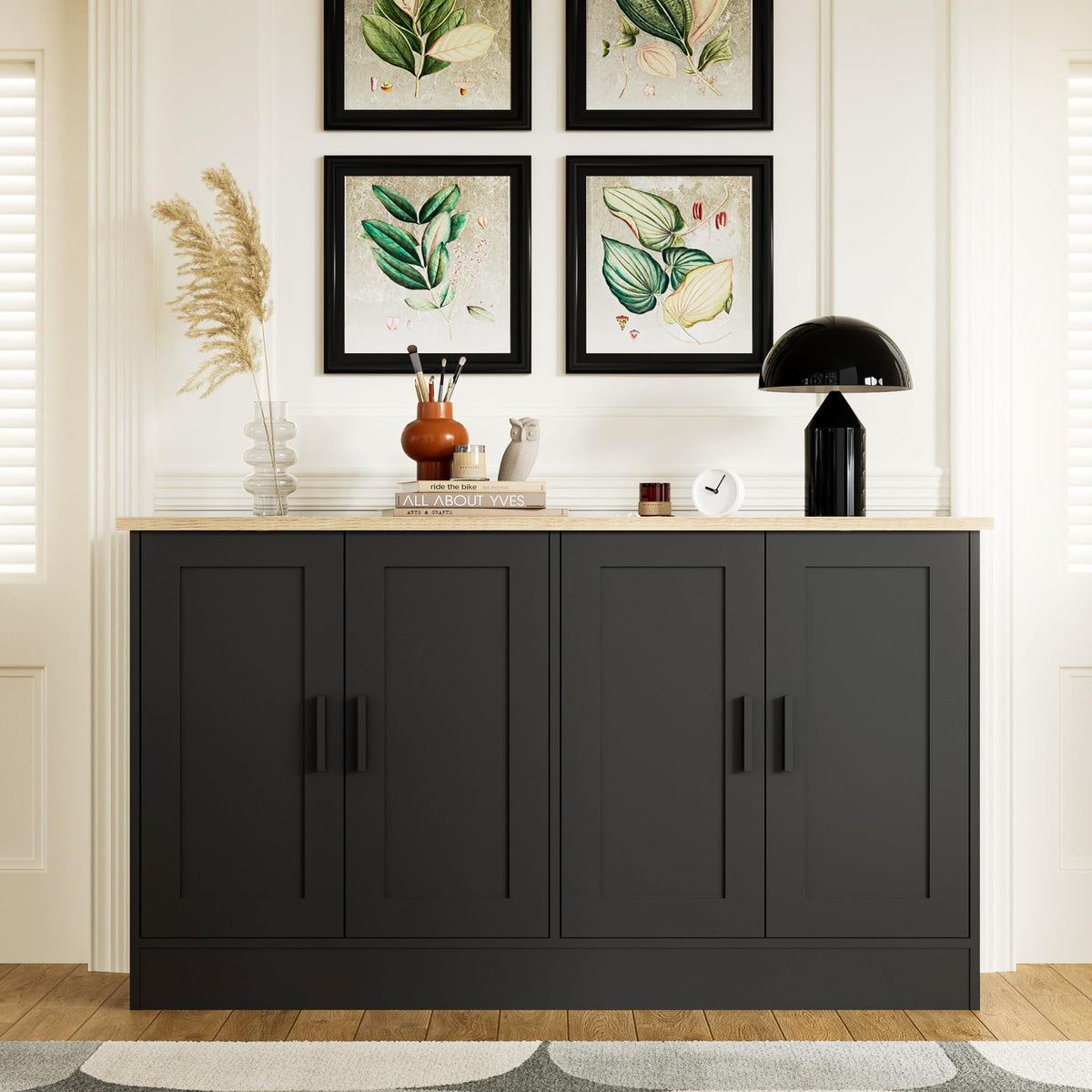 4-Door Buffet Cabinet