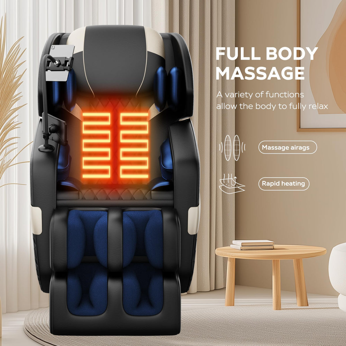 Heated Zero Gravity Massage Chair