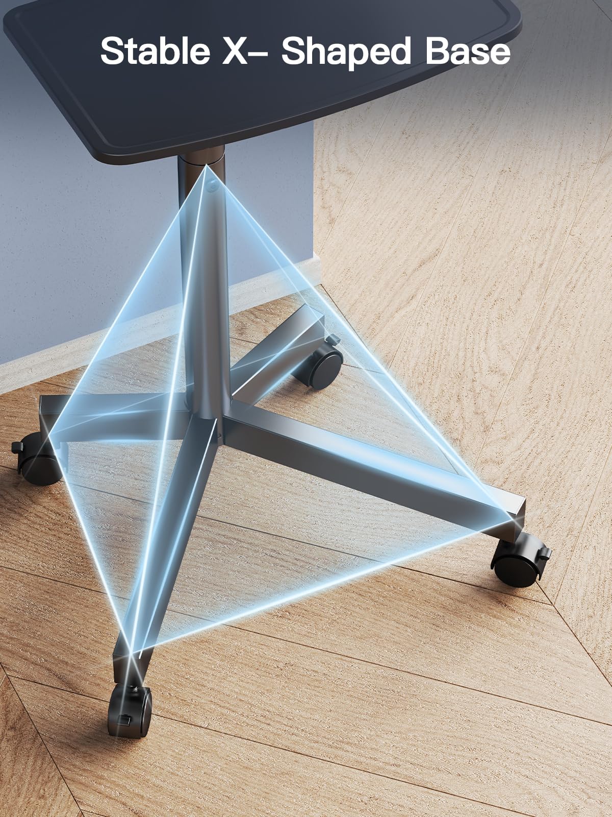 Mobile TV Stand on Wheels for 23–65 Inch TVs