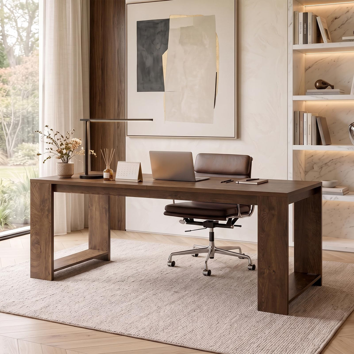 Two-Person Computer Desk