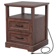 Farmhouse Charging Nightstand
