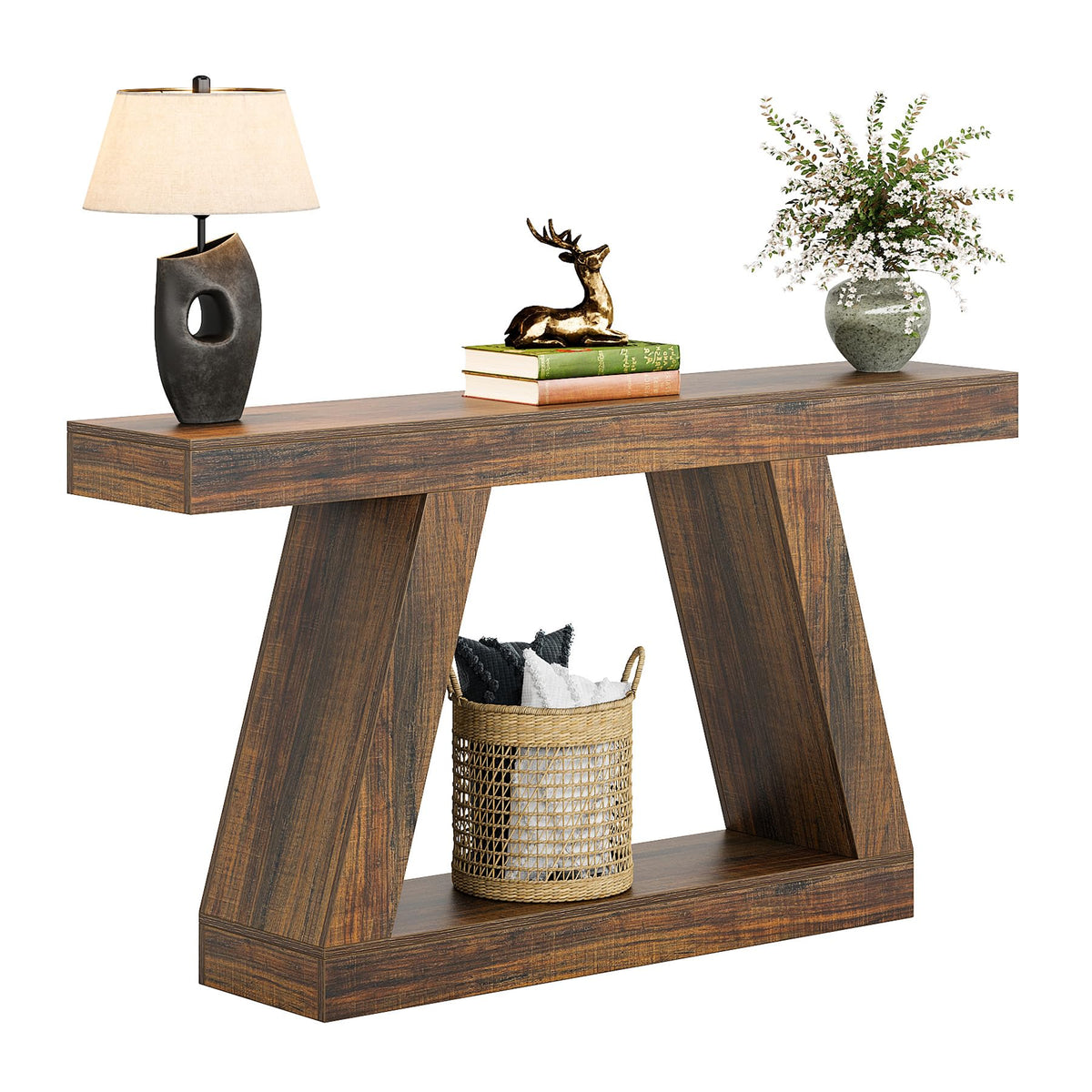 Rustic Farmhouse Console Table