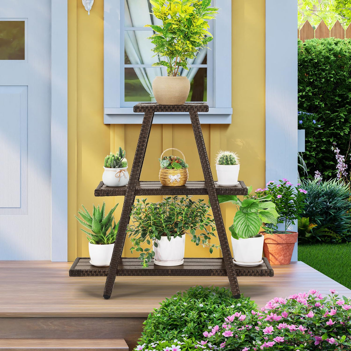3-Tier Outdoor Plant Stand