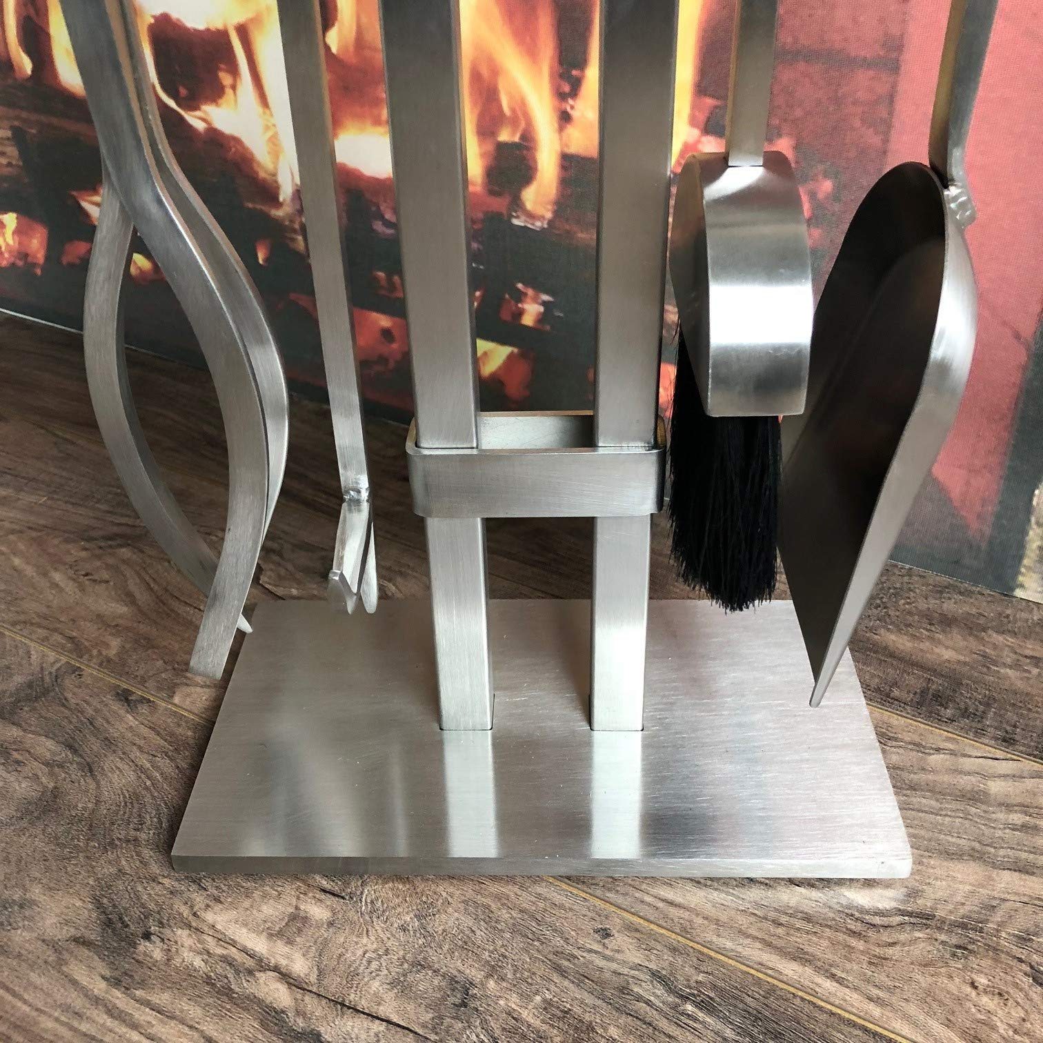 Sinclair Fireplace Tool Set – 4-Piece with Stand