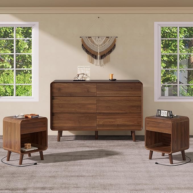 6-Drawer Dresser & Nightstand Bedroom Set