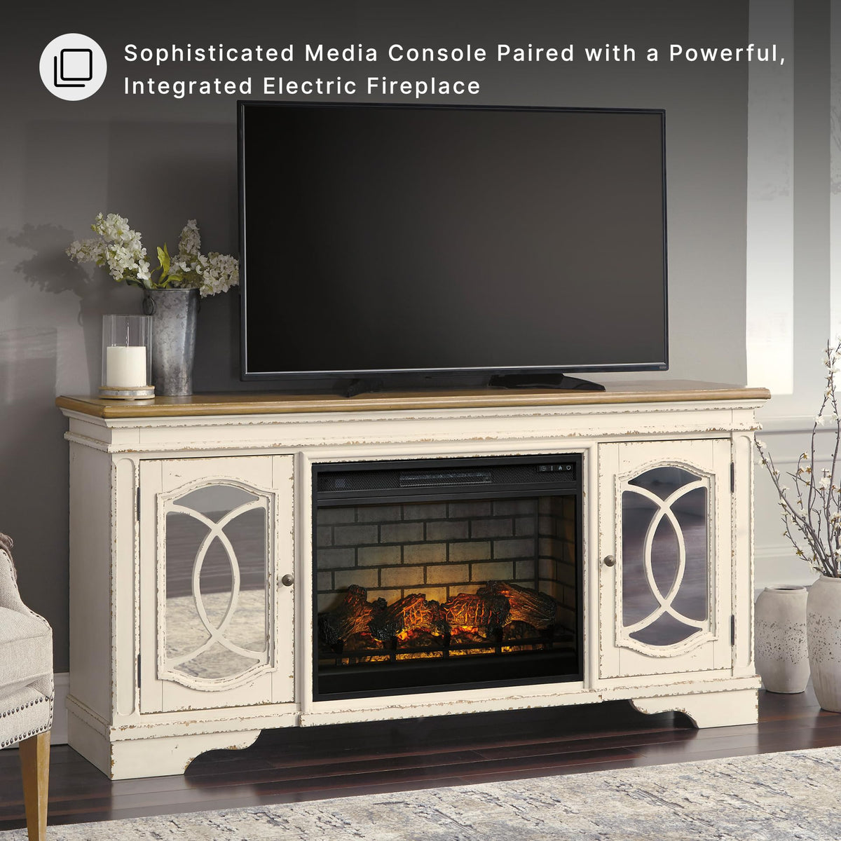 Electric Fireplace TV Stand