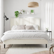Queen Upholstered Bed Frame with Headboard