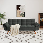 Convertible Futon Sofa Bed with Adjustable Backrest