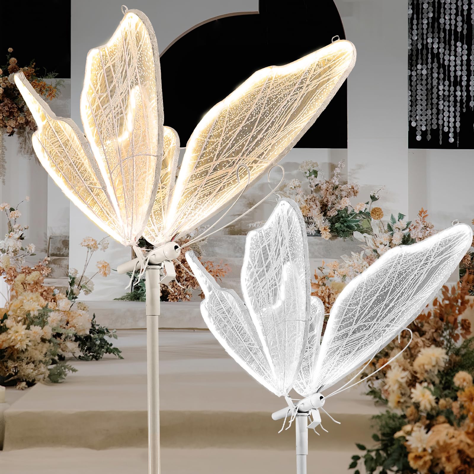 Butterfly Floor Lamp with 3 Color Settings