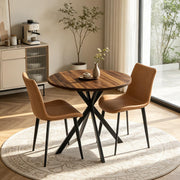 Round Dining Table Set for 2