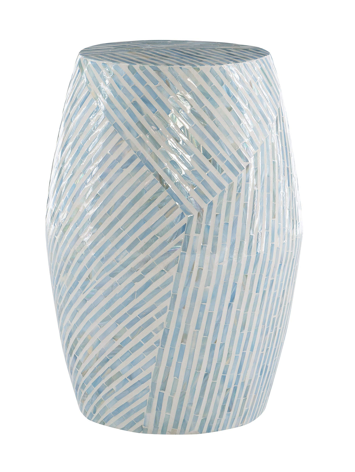 Capiz Drum Accent Table