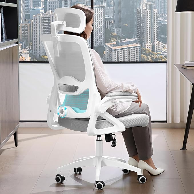 Ergonomic High-Back Mesh Office Chair with Lumbar Support