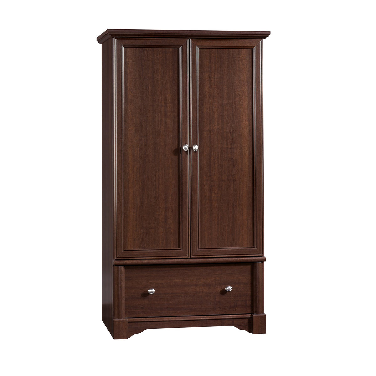 Sauder Palladia Armoire, Select Cherry finish