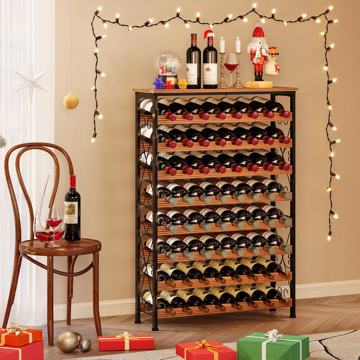 Freestanding LED Wine Rack