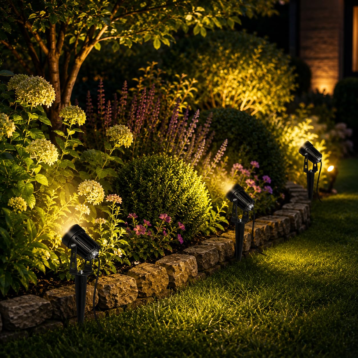 RGBW Smart Landscape Spotlight Kit, 6-Pack