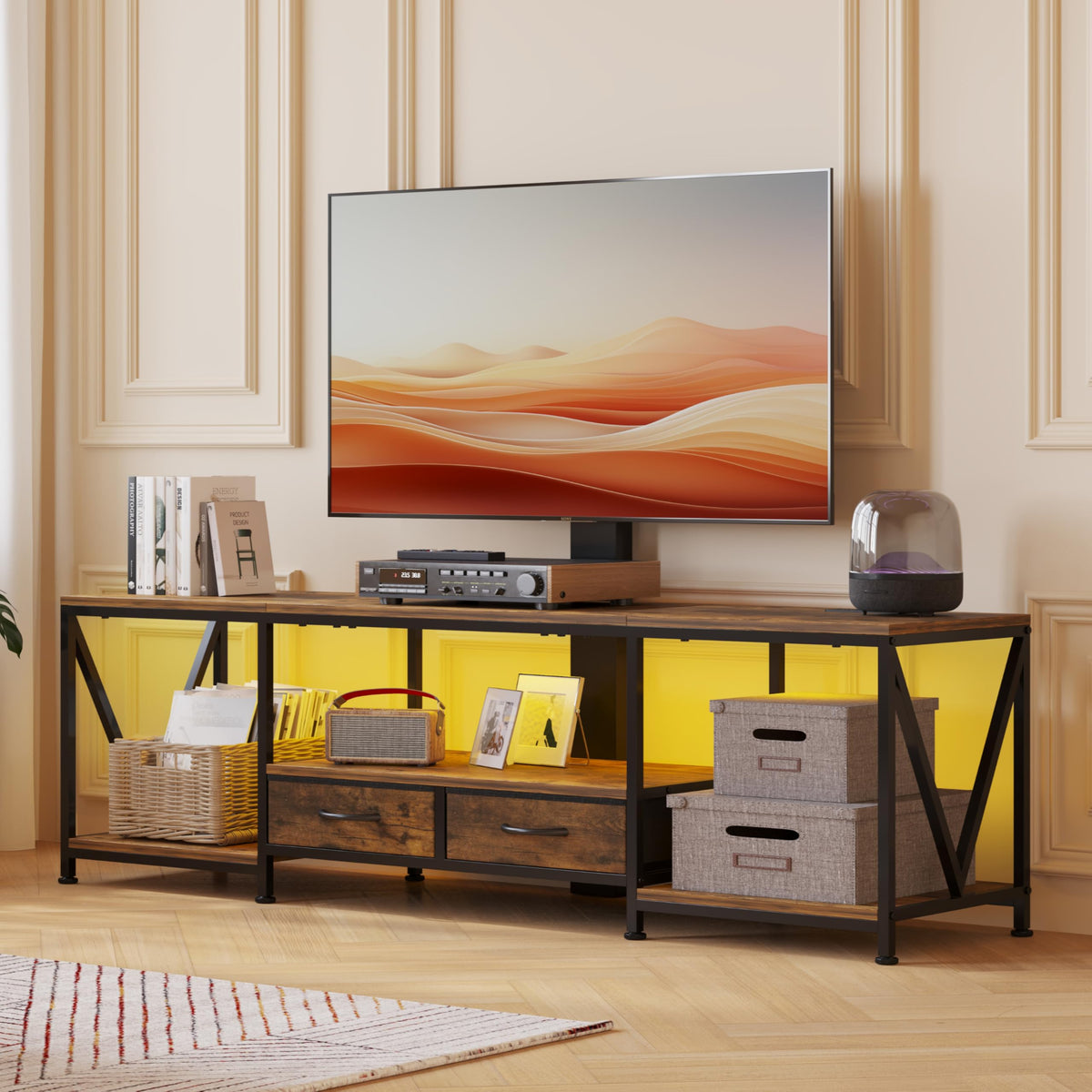 TV Stand with Mount and Storage