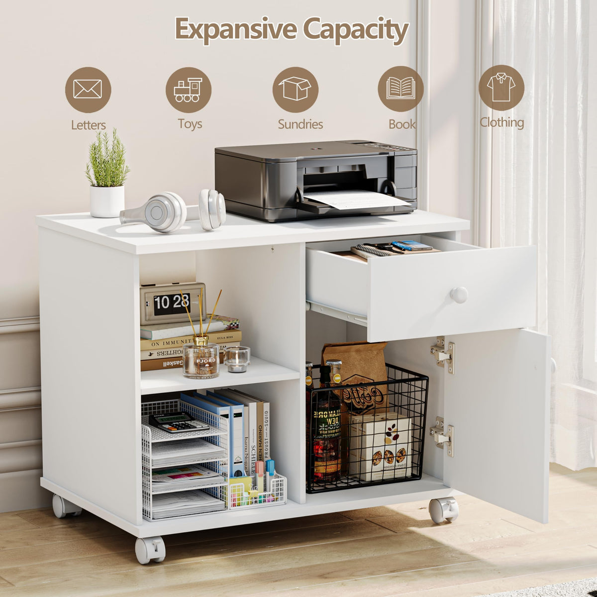 Rolling File Cabinet