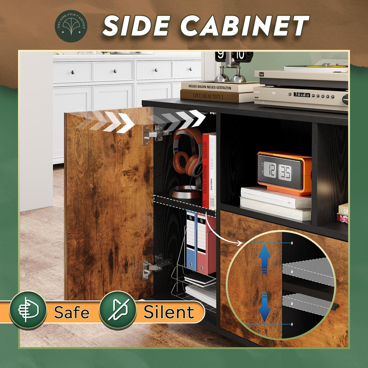 Mobile Locking File Cabinet