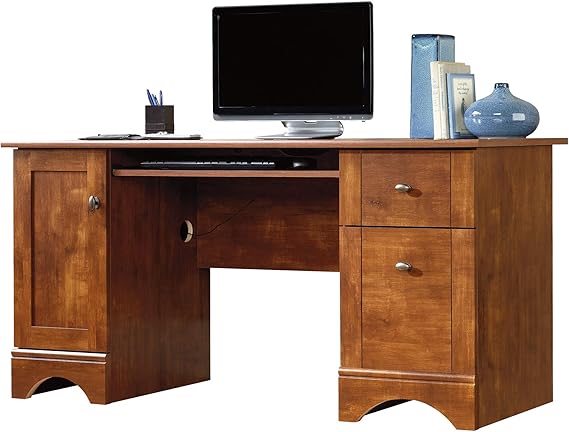 Computer Desk with Drawers & Keyboard Shelf